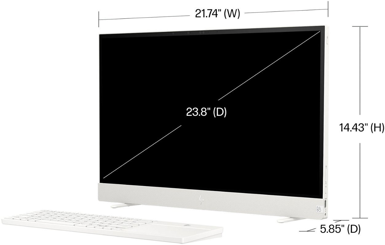 HP - Envy Move 23.8" QHD Touch-Screen Portable All-in-One - Intel Core i5 - 8GB Memory - 512GB SSD - Shell White-Intel 13th Generation Core i5-8 GB Memory-512 GB SSD-Shell White