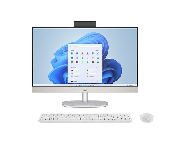 HP - 23.8"  Touch-Screen  All-In-One - Intel Core  i7-1355U - 16GB Memory - 512GB SSD - Shell White-Intel 13th Generation Core i7-16 GB Memory-512 GB-Shell White