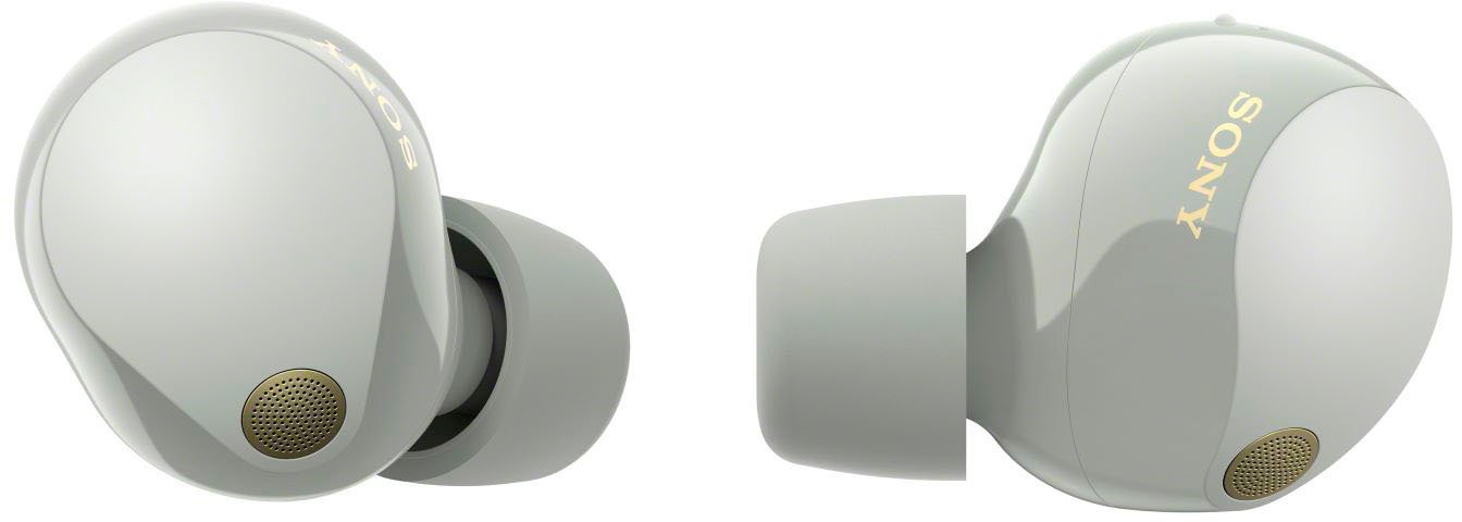 Sony - WF1000XM5 True Wireless Noise Cancelling Earbuds - Silver-Silver
