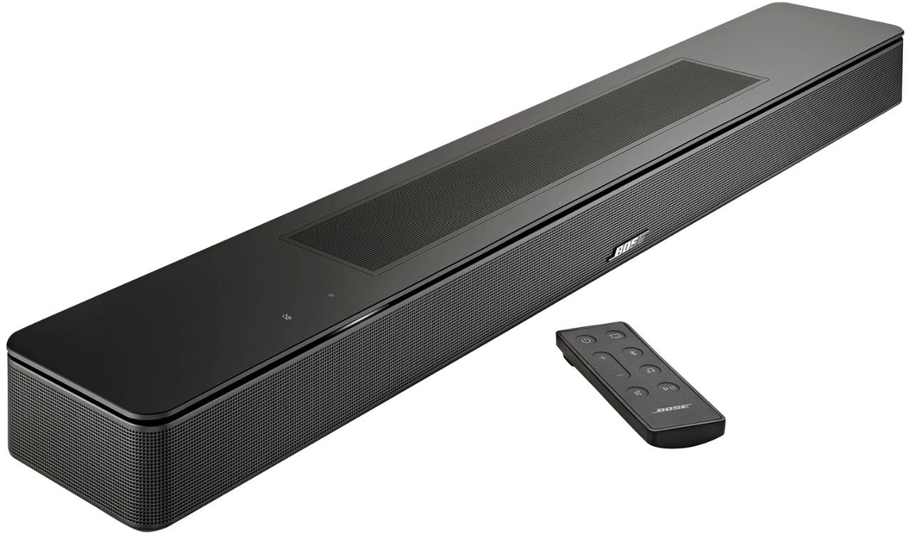 Bose - Smart Soundbar 600 with Dolby Atmos and Voice Assistant - Black-Black
