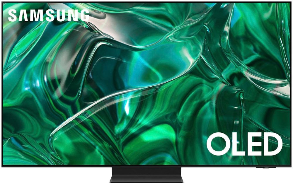 Samsung - 65" Class S95C OLED 4K UHD Smart Tizen TV-Titan Black