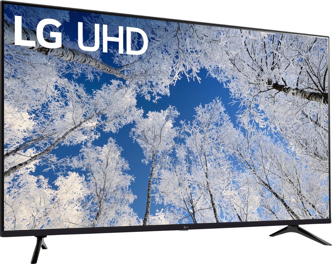 LG - 55” Class UQ70 Series LED 4K UHD Smart webOS TV-55-Black