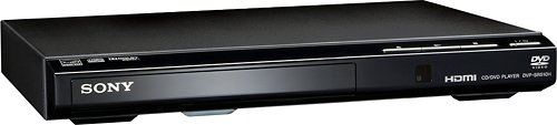 Sony - DVD Player with HD Up conversion - Black-Black