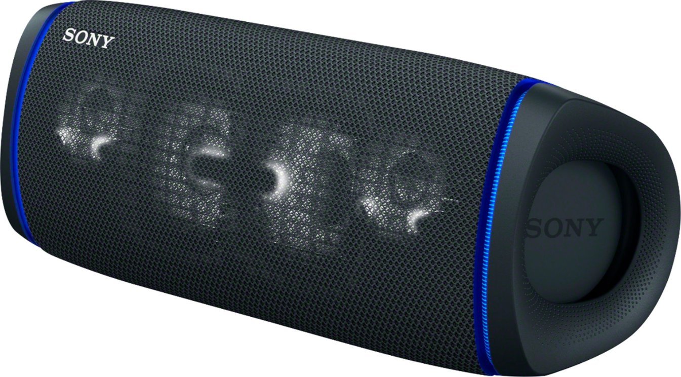 Sony - SRS-XB43 Portable Bluetooth Speaker - Black-Black