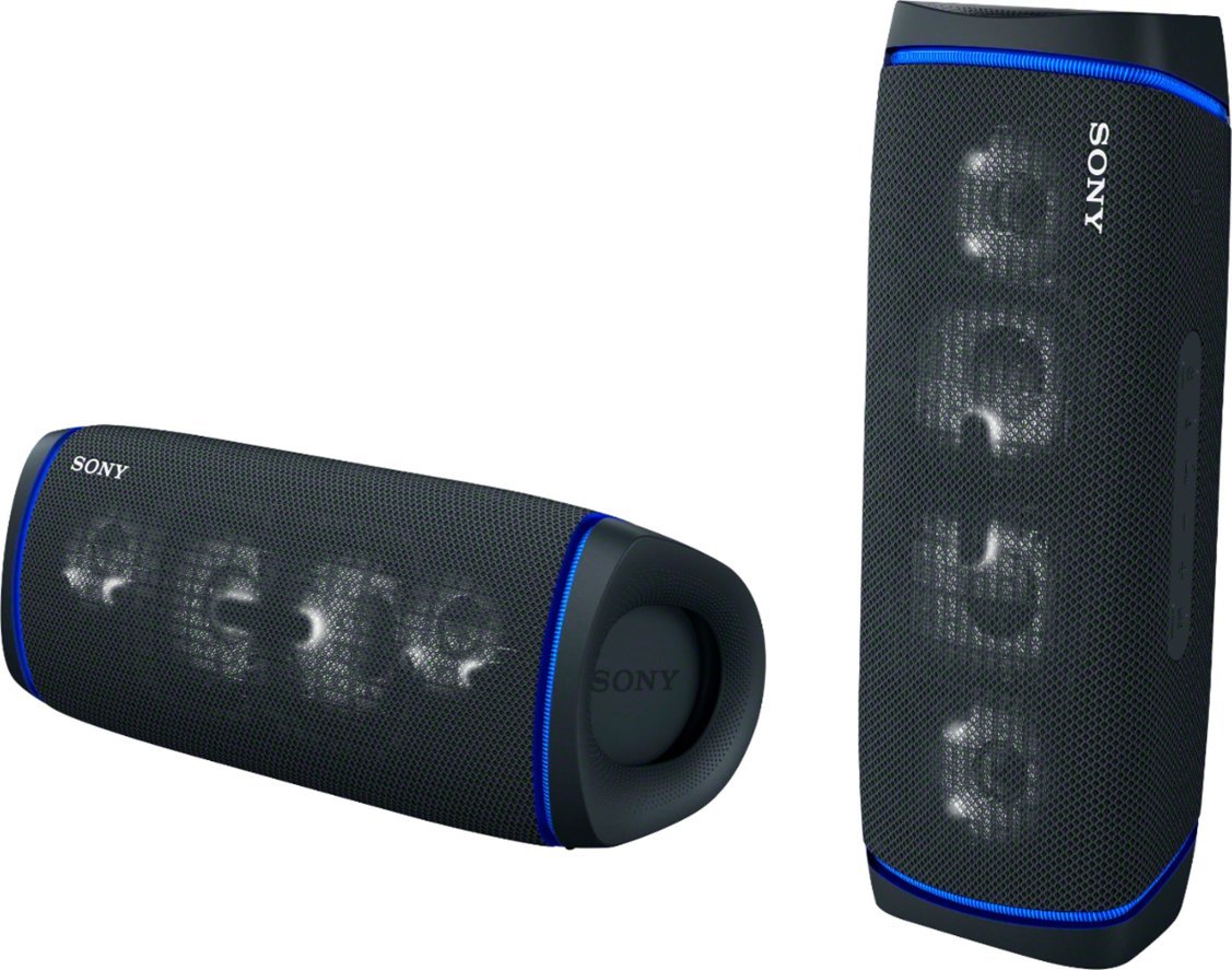 Sony - SRS-XB43 Portable Bluetooth Speaker - Black-Black