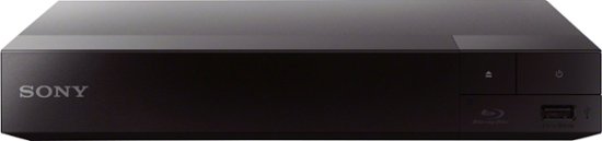 Sony - Streaming Blu-ray Disc player with Built-In Wi-Fi and HDMI cable - Black-Black