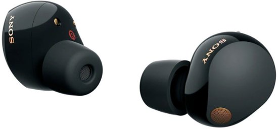 Sony - WF1000XM5 True Wireless Noise Cancelling Earbuds - Black-Black
