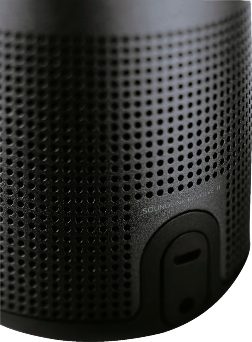 Bose - SoundLink Revolve II Portable Bluetooth Speaker - Triple Black-Triple Black