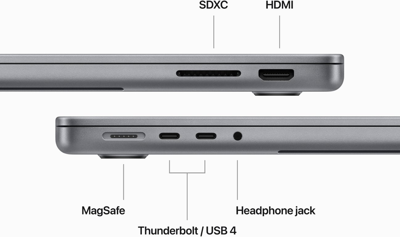 Apple - MacBook Pro 14" Laptop - M3 chip - 8GB Memory - 10-core GPU - 512GB SSD (Latest Model) - Space Gray-Apple M3-8 GB Memory-512 GB-Space Gray