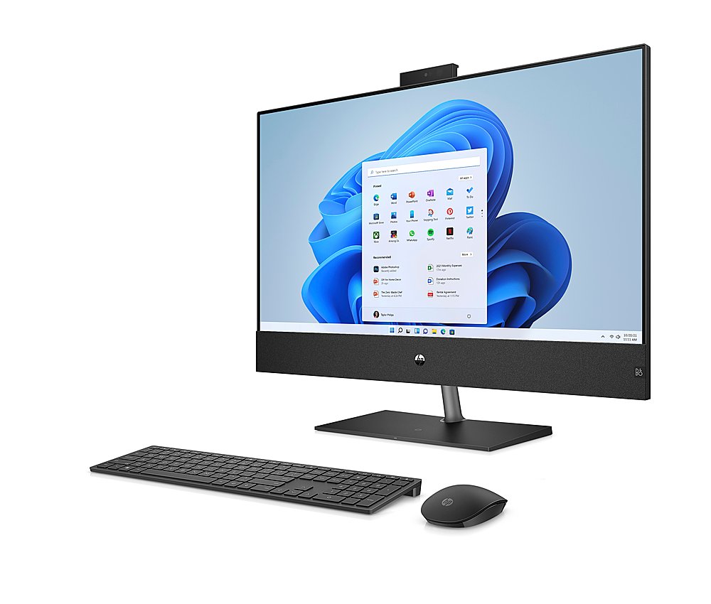 HP - Pavilion 31.5" All-in-One - Intel Core i7-12700T - 16GB Memory - 1TB SSD - Sparkling black-Intel 12th Generation Core i7-16 GB Memory-1 TB-Sparkling black