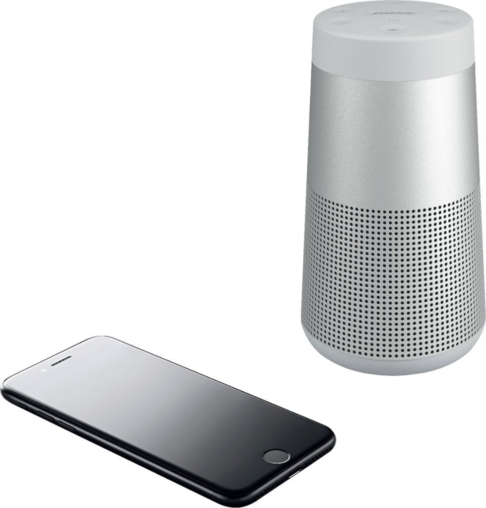 Bose - Sound Link Revolve II Portable Bluetooth Speaker - Luxe Silver-Luxe Silver