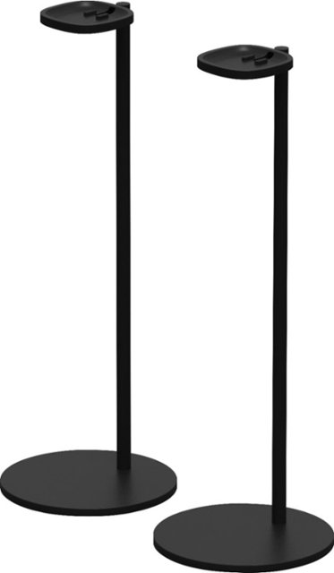 Sonos - Speaker Stands (2-Pack) - Black-Black