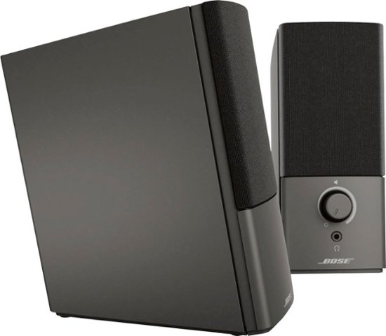 Bose - Companion 2 Series III Multimedia Speaker System (2-Piece) - Black-Black