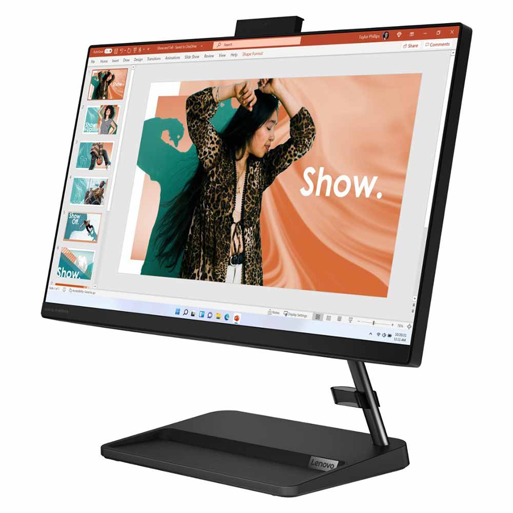 Lenovo - IdeaCentre AIO 3i 22" All-In-One - Intel Pentium - 8GB Memory - 256GB Solid State Drive - Black-Intel Pentium-8 GB Memory-256 GB-Black