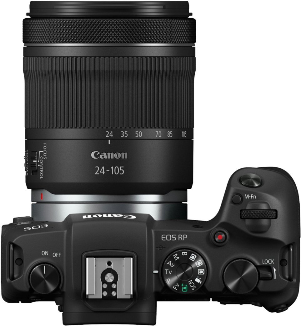 Canon - EOS RP Mirrorless Camera with RF 24-105mm f/4-7.1 IS STM Lens-Black