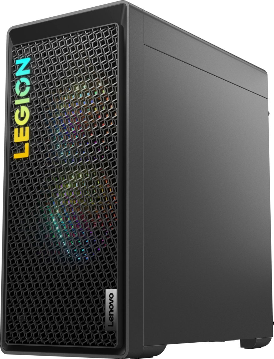 Lenovo - Legion Tower 5 AMD Gaming Desktop - AMD Ryzen 5-7600 - 16GB Memory - NVIDIA RTX 3060 12GB LHR - 512GB SSD - Storm Gray-AMD Ryzen 5 7000 Series-16 GB Memory-512 GB-Storm Gray