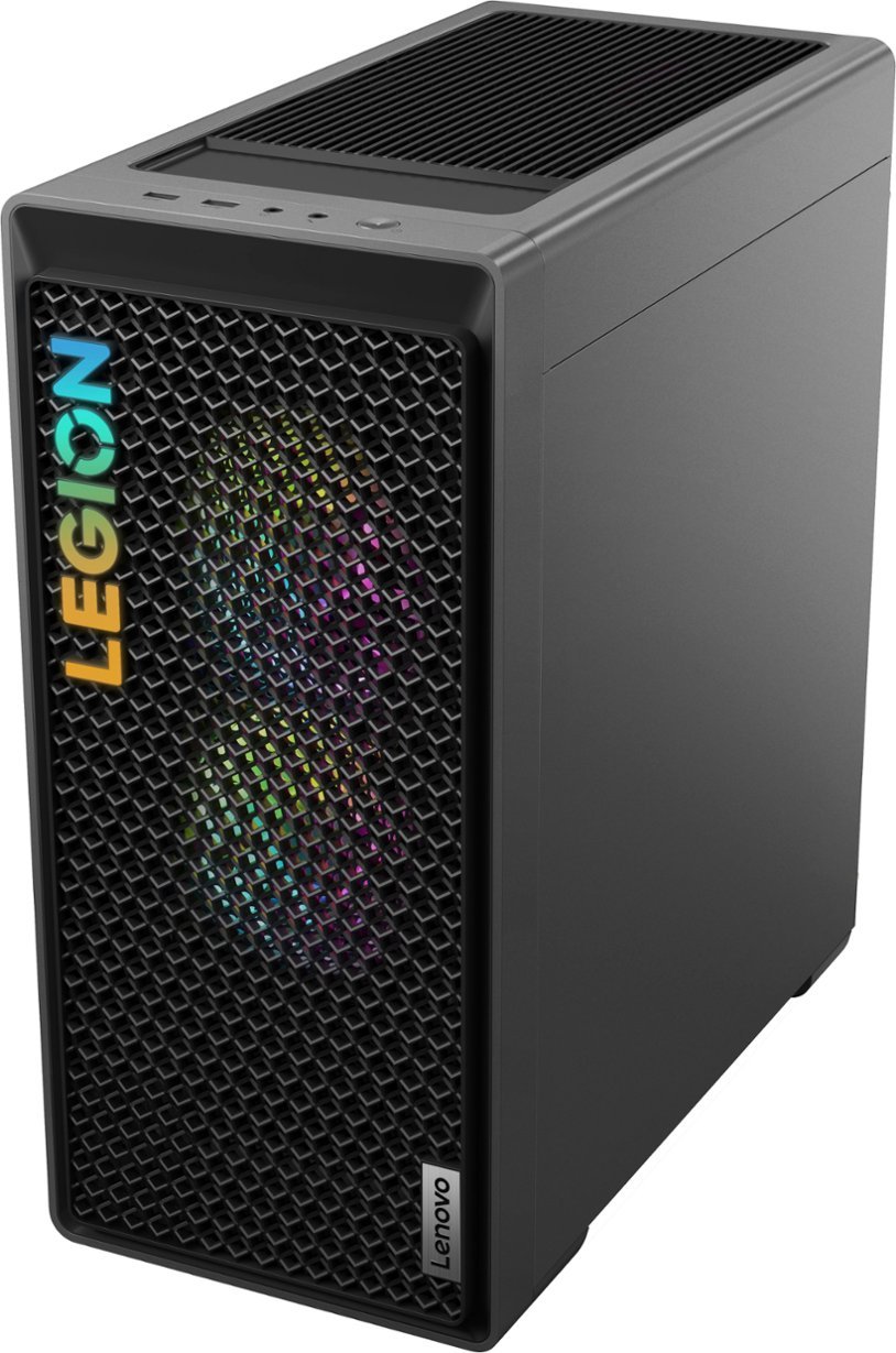 Lenovo - Legion Tower 5 AMD Gaming Desktop - AMD Ryzen 7-7700X - 16GB Memory - NVIDIA GeForce RTX 4070 12GB - 512GB SSD + 1TB HDD - Storm Gray-AMD Ryzen 7 7000 Series-16 GB Memory-512 GB-Storm Gray