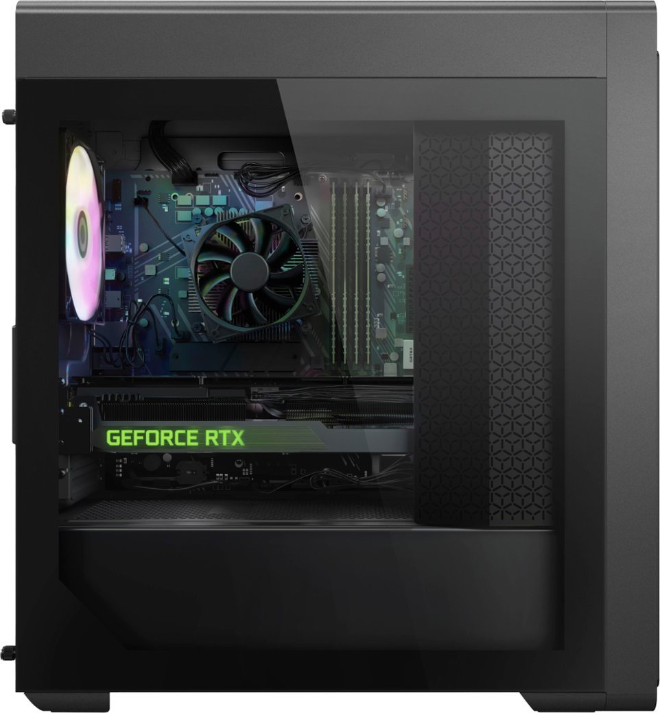 Lenovo - Legion Tower 5 AMD Gaming Desktop - AMD Ryzen 5-7600 - 16GB Memory - NVIDIA RTX 3060 12GB LHR - 512GB SSD - Storm Gray-AMD Ryzen 5 7000 Series-16 GB Memory-512 GB-Storm Gray