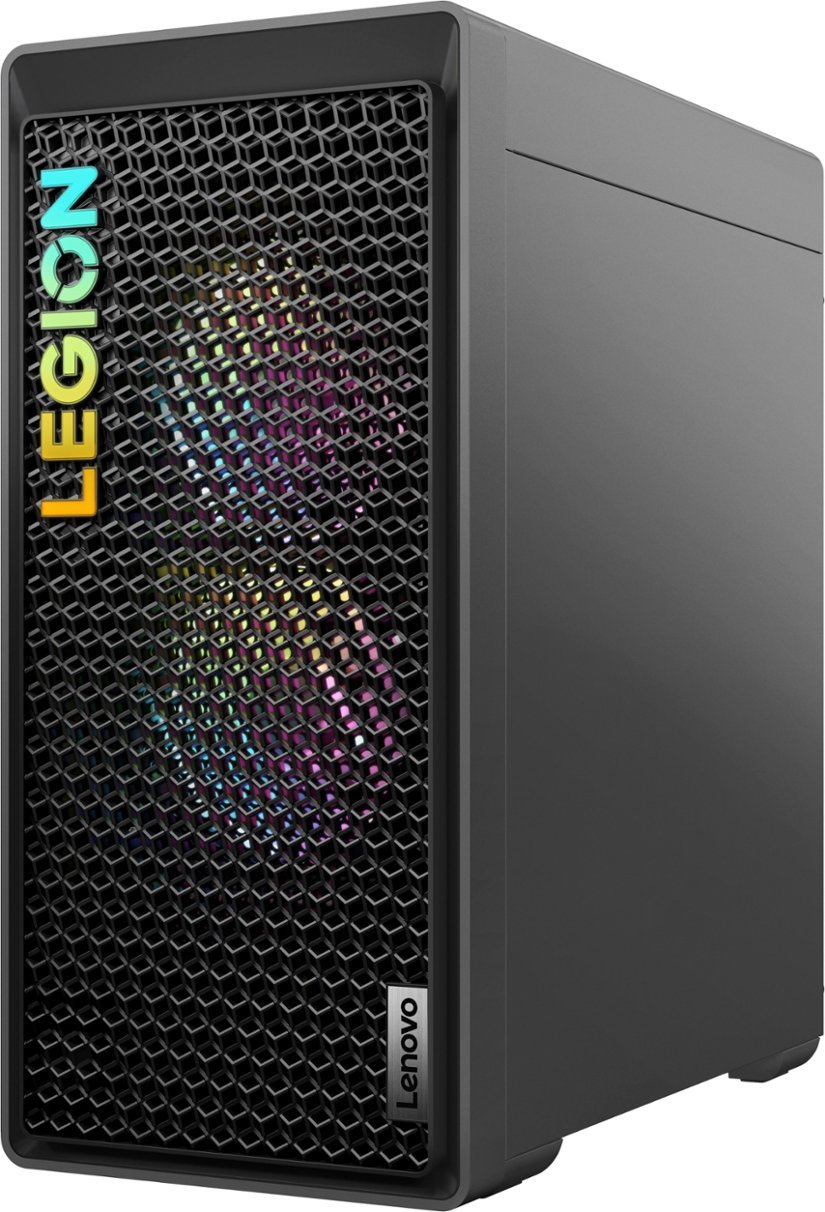 Lenovo - Legion Tower 5 AMD Gaming Desktop - AMD Ryzen 7-7700X - 16GB Memory - NVIDIA GeForce RTX 4070 12GB - 512GB SSD + 1TB HDD - Storm Gray-AMD Ryzen 7 7000 Series-16 GB Memory-512 GB-Storm Gray