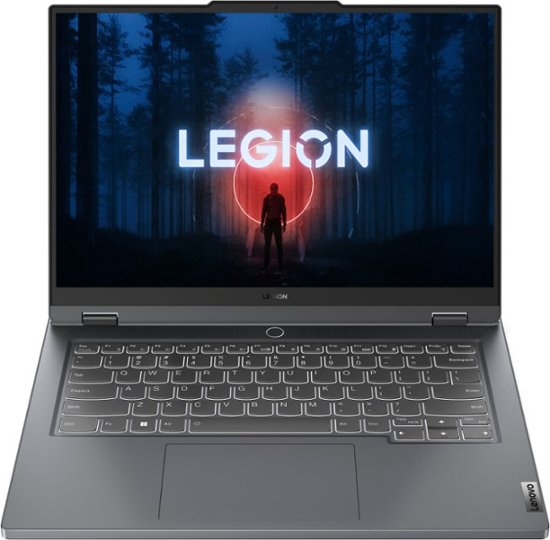 Lenovo - Legion Slim 5 14.5" OLED Gaming Laptop - Ryzen 7 7840HS with 16GB Memory - NVIDIA GeForce RTX 4060 8GB with 1 TB SSD - Storm Grey-AMD Ryzen 7 7000 Series-8 GB Memory-1TB SSD-Storm Grey