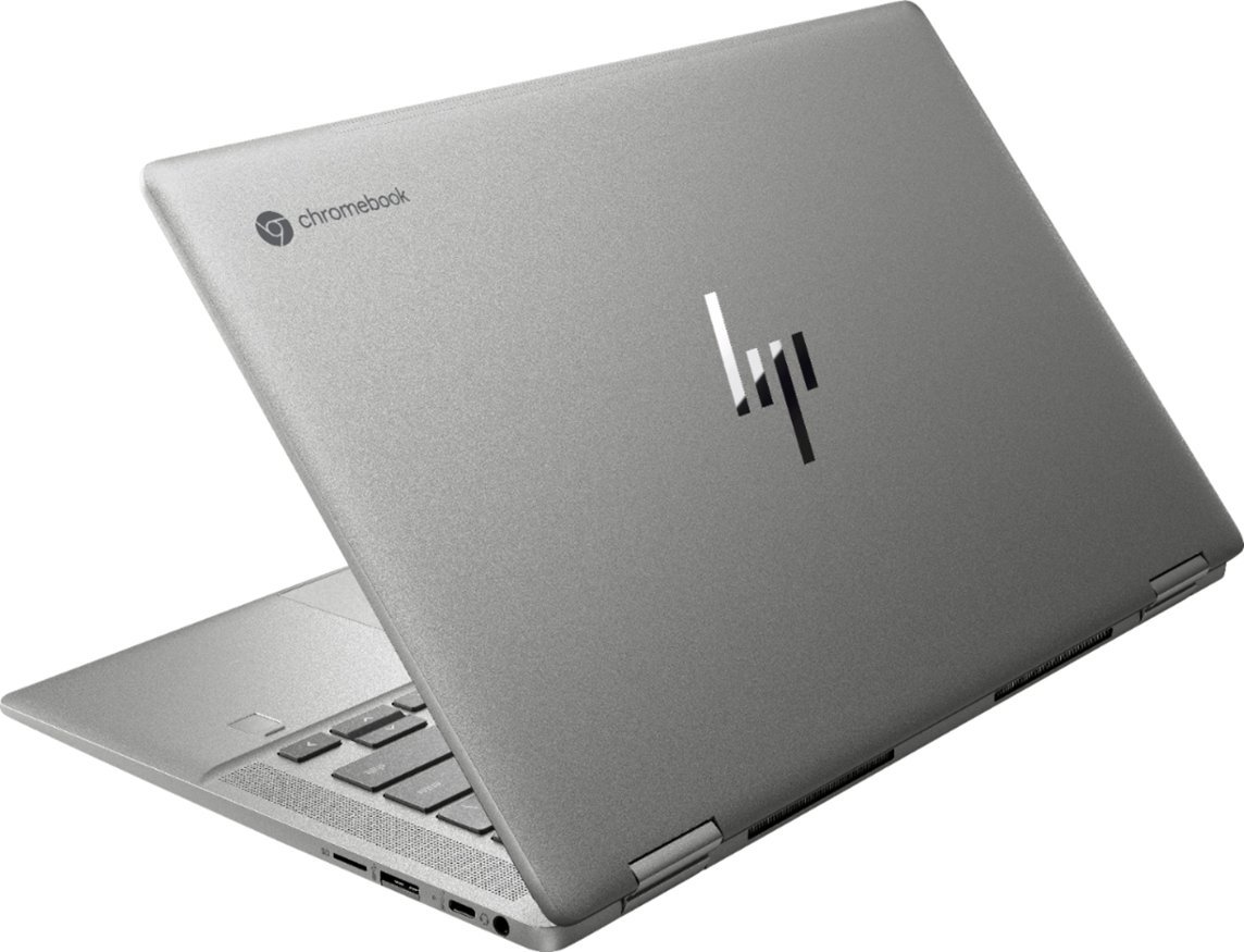 HP - 14" 2-In-1 Touchscreen Chromebook - Intel Core i3 - 8GB Memory - 128GB SSD - Mineral Silver-14-8 GB Memory-128 GB-Mineral Silver