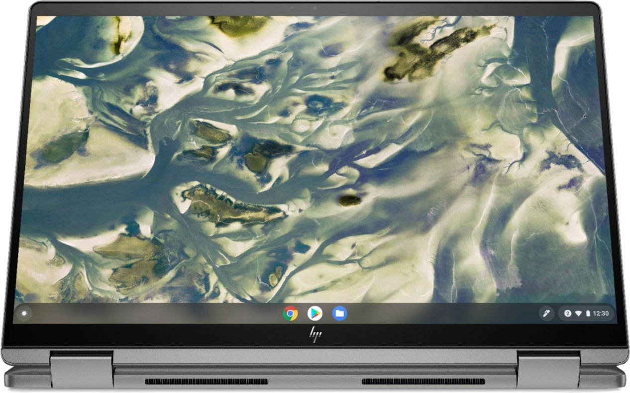 HP - 14" 2-In-1 Touchscreen Chromebook - Intel Core i3 - 8GB Memory - 128GB SSD - Mineral Silver-14-8 GB Memory-128 GB-Mineral Silver