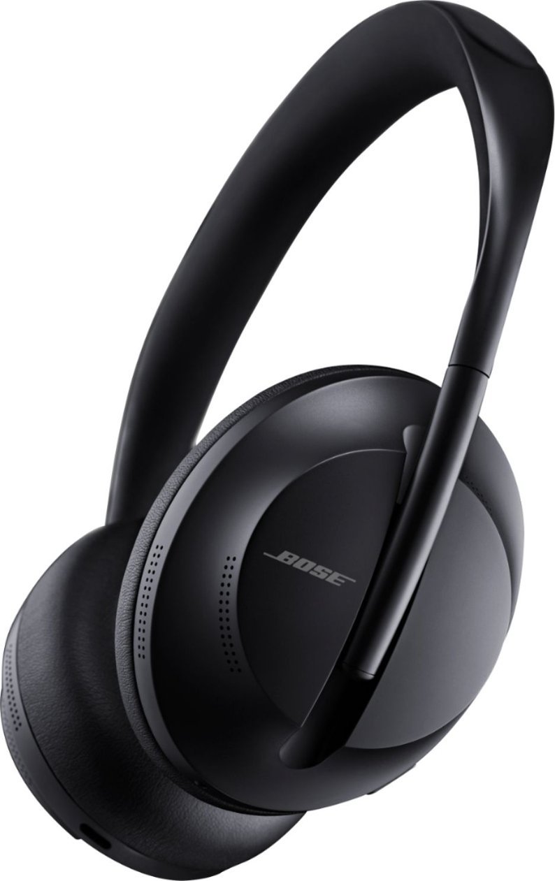 Bose - Headphones 700 Wireless Noise Cancelling Over-the-Ear Headphones - Triple Black-Triple Black