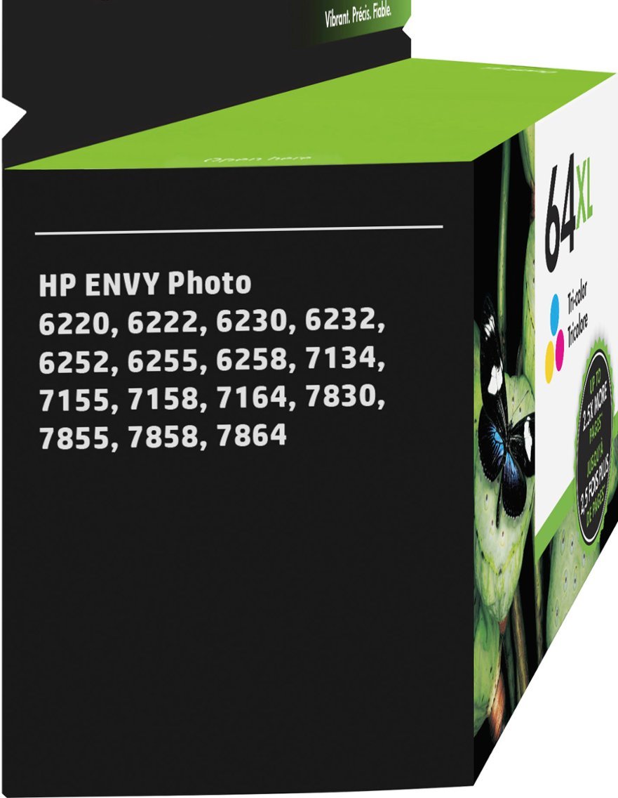 HP - 64XL High-Yield Ink Cartridge - Tri-Color-Tri-Color