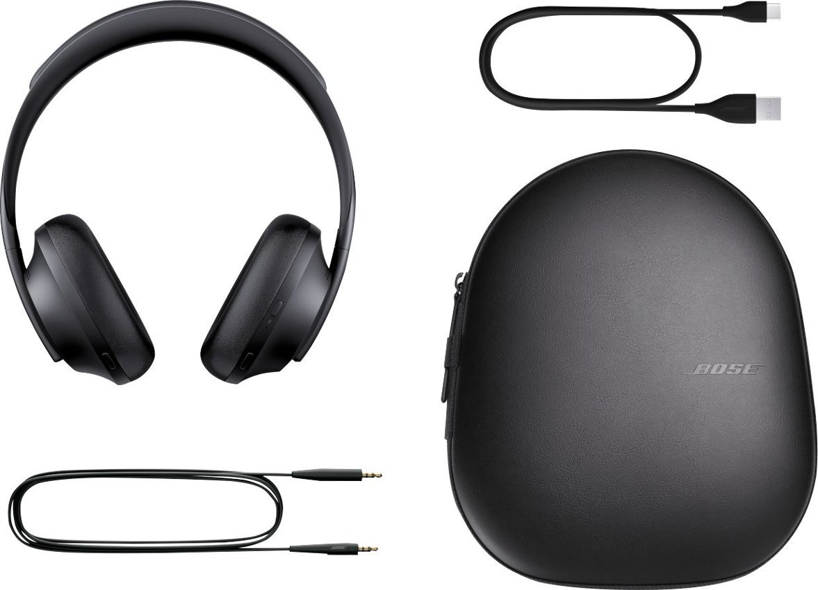 Bose - Headphones 700 Wireless Noise Cancelling Over-the-Ear Headphones - Triple Black-Triple Black