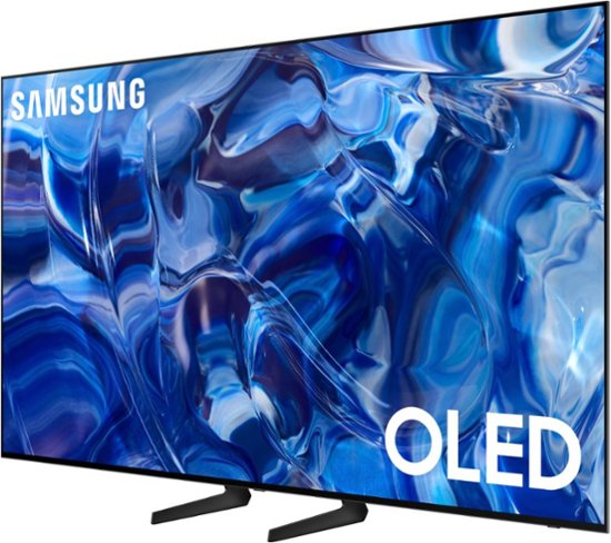 Samsung - 77” Class S89C OLED 4K UHD Smart Tizen TV-Black