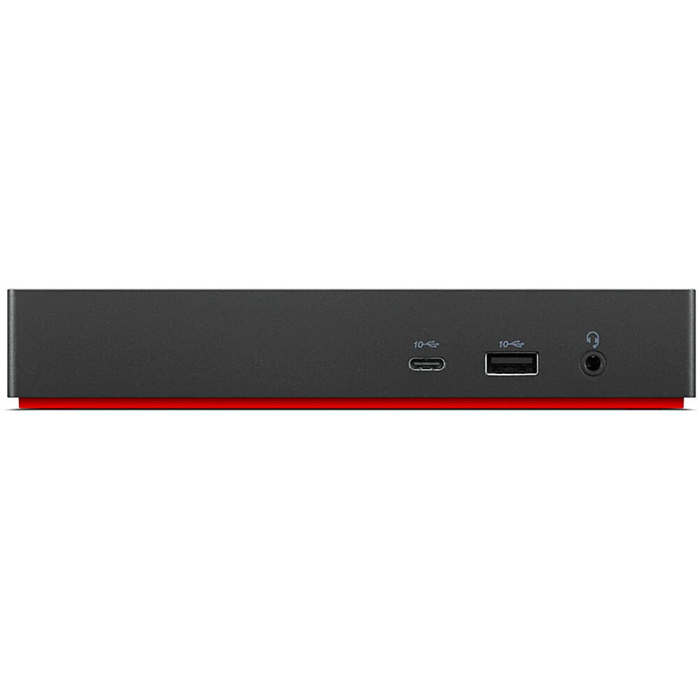 Lenovo - ThinkPad Universal USB-C Smart Docking Station - Black-Black