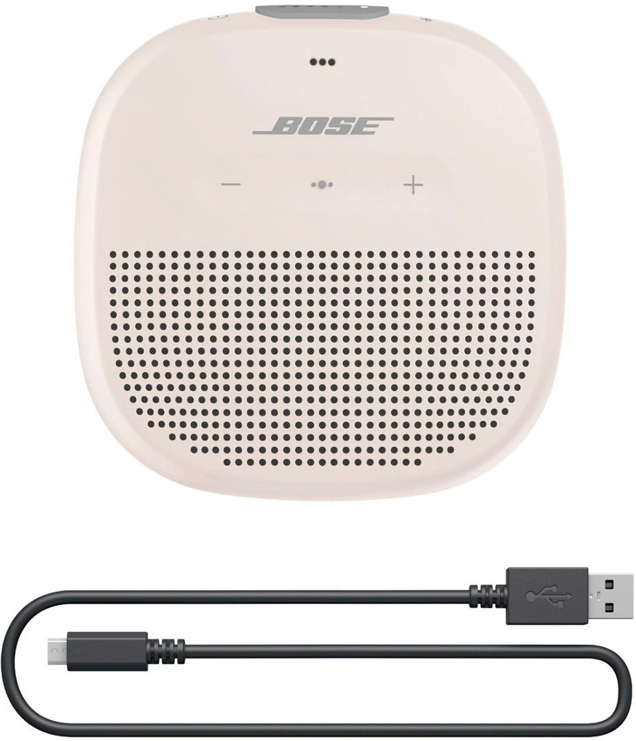 Bose - SoundLink Micro Portable Bluetooth Speaker with Waterproof Design - White Smoke-White Smoke