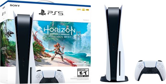 Sony - PlayStation 5 Console – Horizon Forbidden West Bundle - White-White