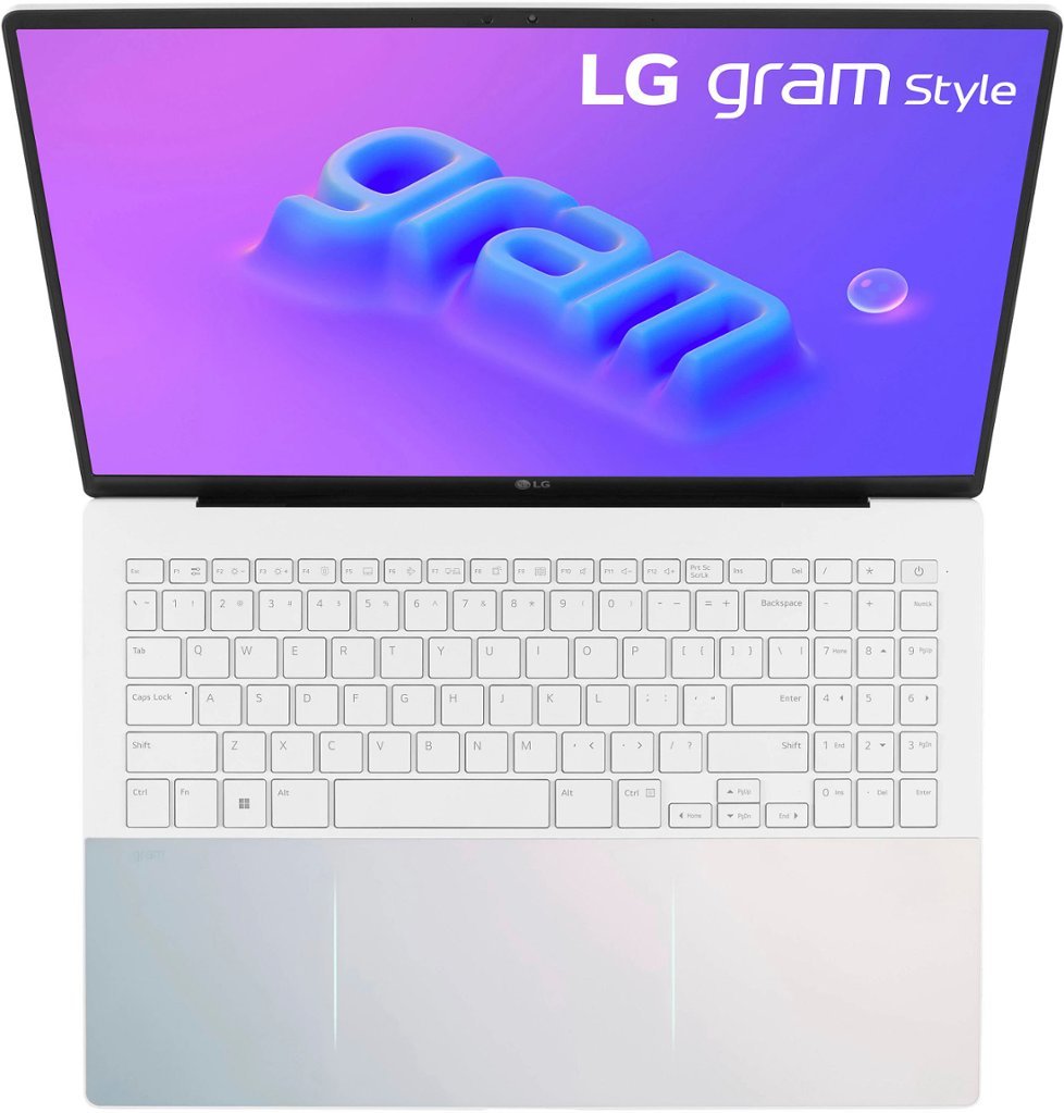 LG - gram Style 16” Laptop - Intel Evo Platform 13th Gen Intel Core i7 with 16GB RAM - 1TB NVMe SSD - White-Intel 13th Generation Core i7-16 GB Memory-1 TB-White
