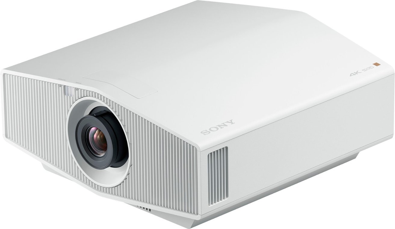 Sony - VPLXW5000ES 4K HDR Laser Home Theater Projector with Native 4K SXRD Panel - White-White