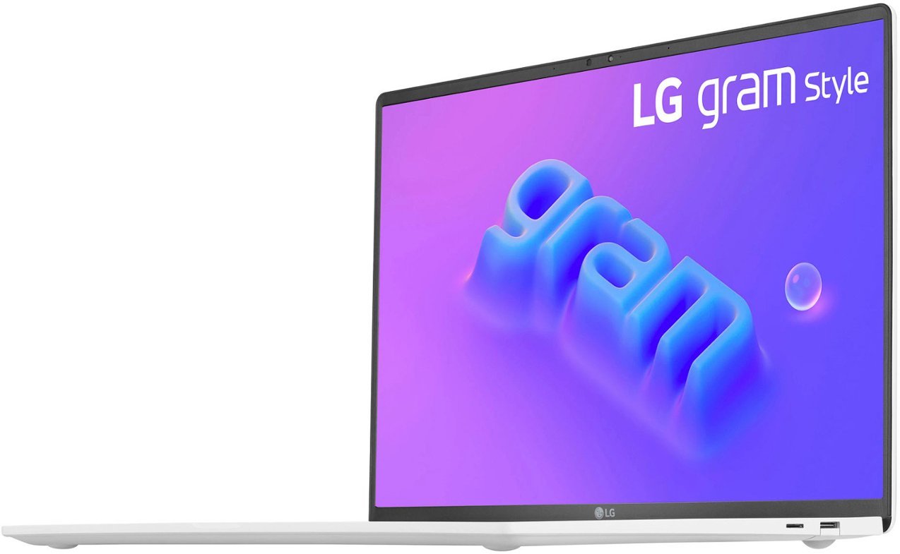 LG - gram Style 16” Laptop - Intel Evo Platform 13th Gen Intel Core i7 with 16GB RAM - 1TB NVMe SSD - White-Intel 13th Generation Core i7-16 GB Memory-1 TB-White