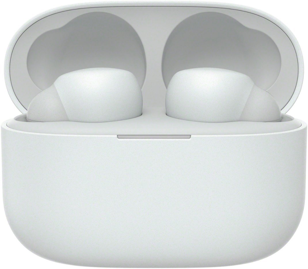 Sony - Link Buds S True Wireless Noise Canceling Earbuds - White-White