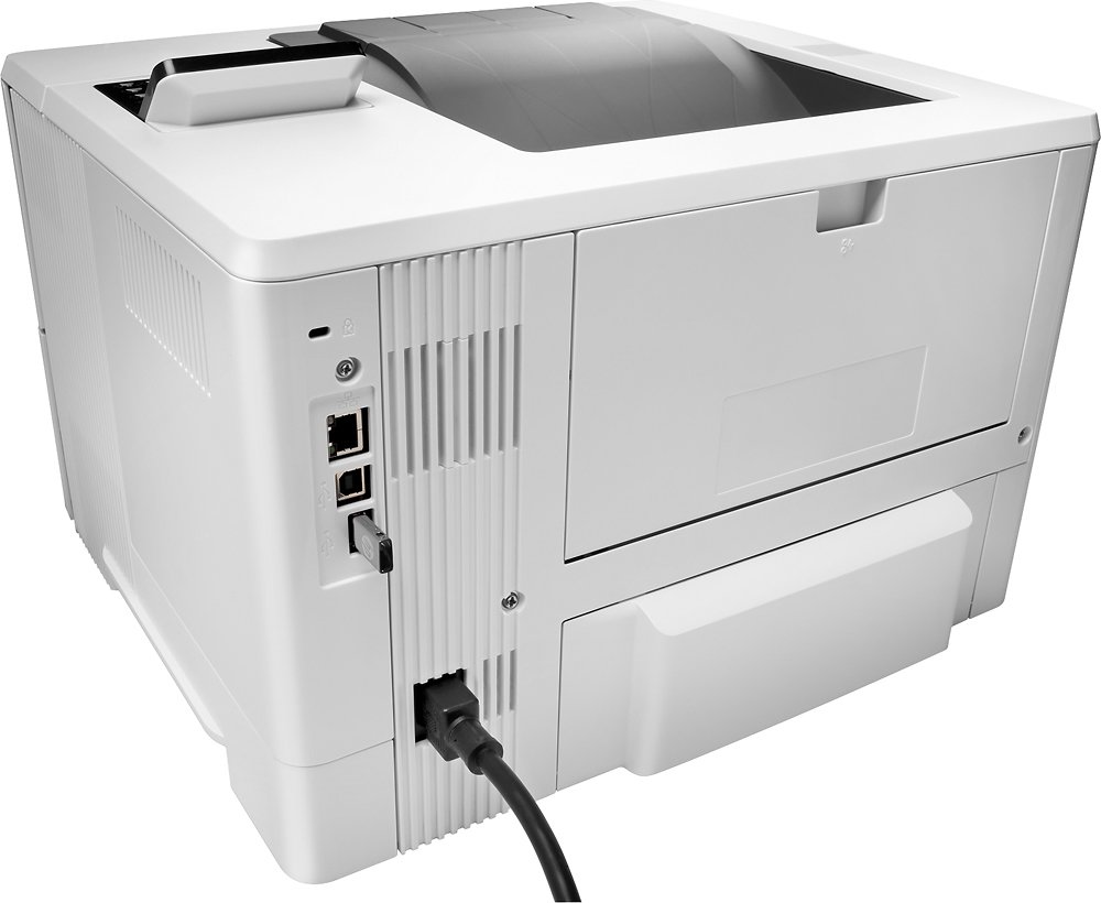 HP - LaserJet Pro M501dn Black-and-White Laser Printer - HP - LaserJet Pro M501dn Black-and-White Laser Printer - White-White