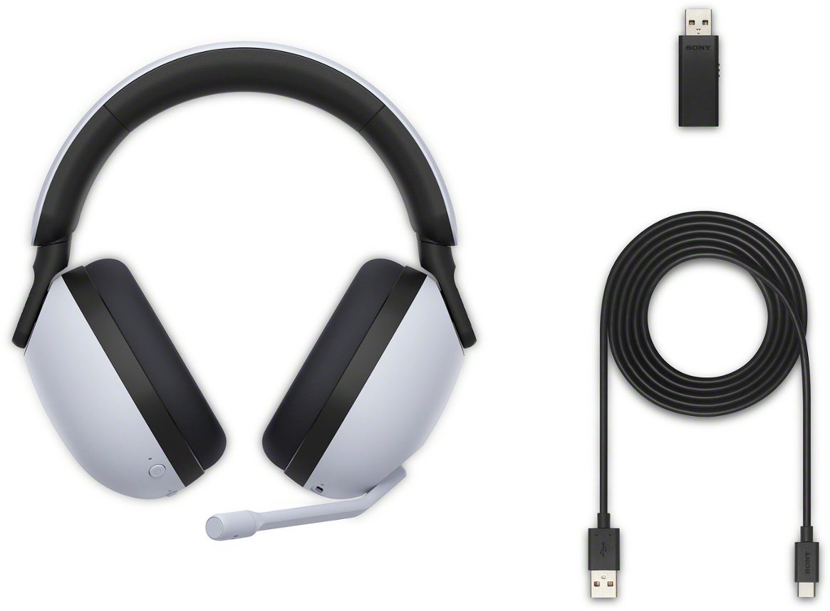 Sony - INZONE H7 Wireless Gaming Headset - White-White