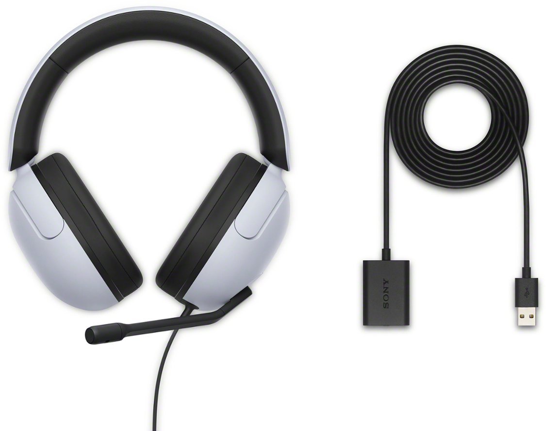 Sony - INZONE H3 Wired Gaming Headset - White-White