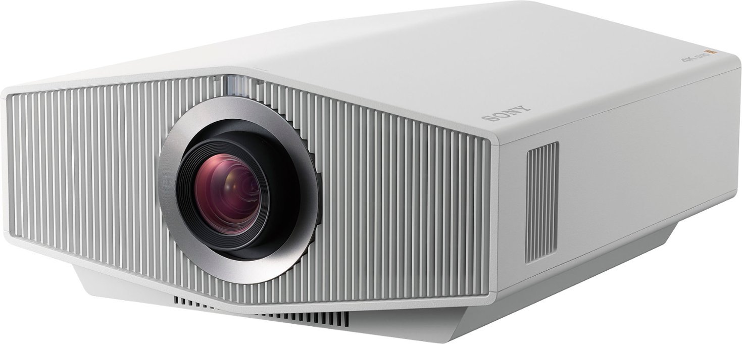 Sony - VPLXW6000ES 4K HDR Laser Home Theater Projector with Native 4K SXRD Panel - White-White