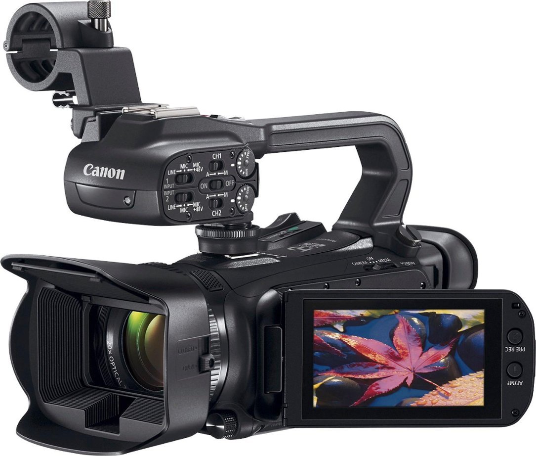 Canon - XA15 HD Flash Memory Premium Camcorder - Black-Black