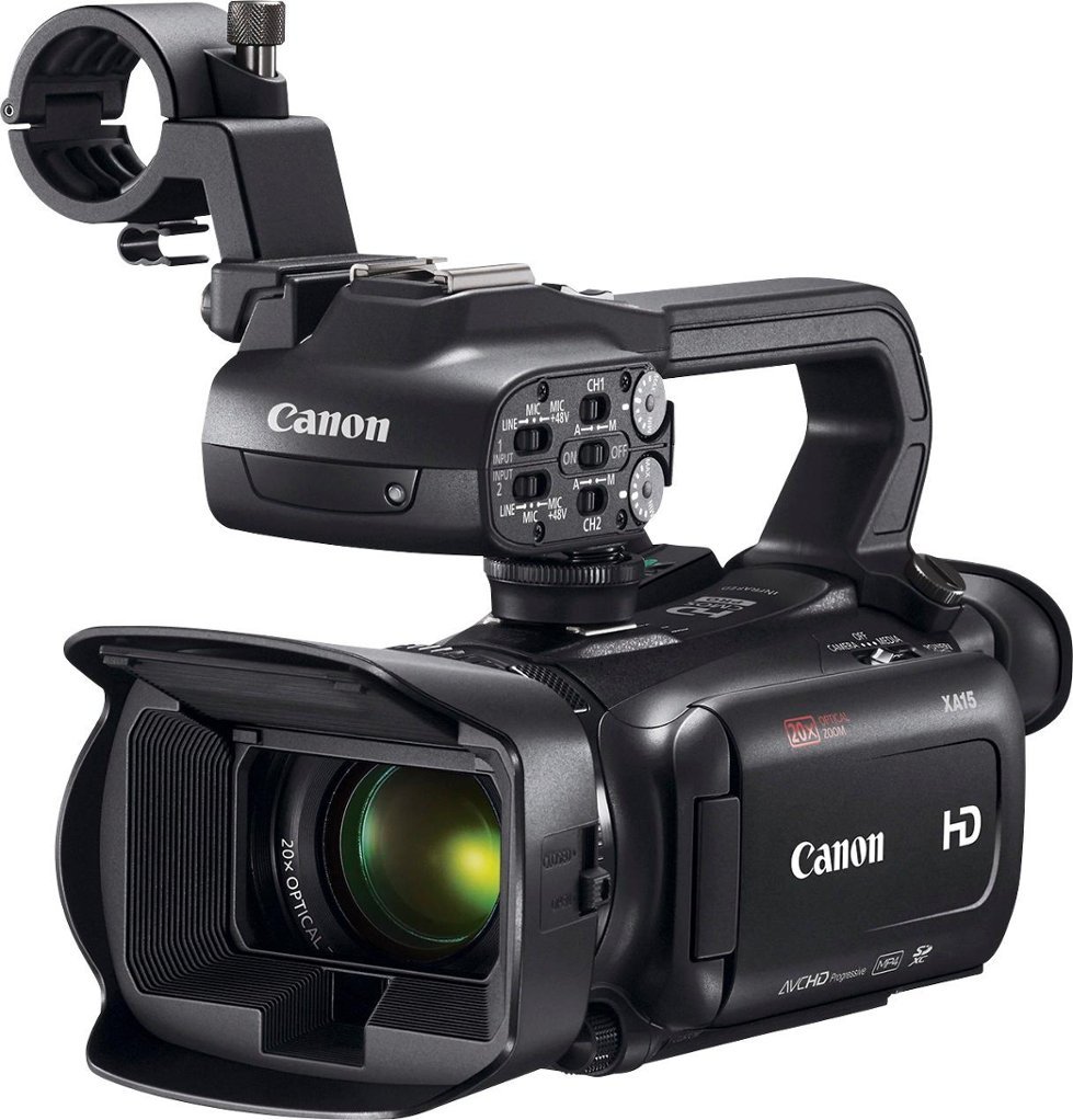 Canon - XA15 HD Flash Memory Premium Camcorder - Black-Black