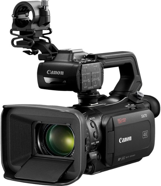 Canon - XA70 Professional Camcorder - Black-Black