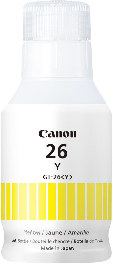 Canon - Mega Tank GI-26 Ink Bottle - Pigment Yellow-Pigment Yellow