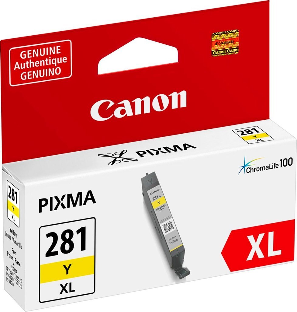 Canon - CLI-281 XL High-Yield Ink Cartridge - Yellow-Yellow