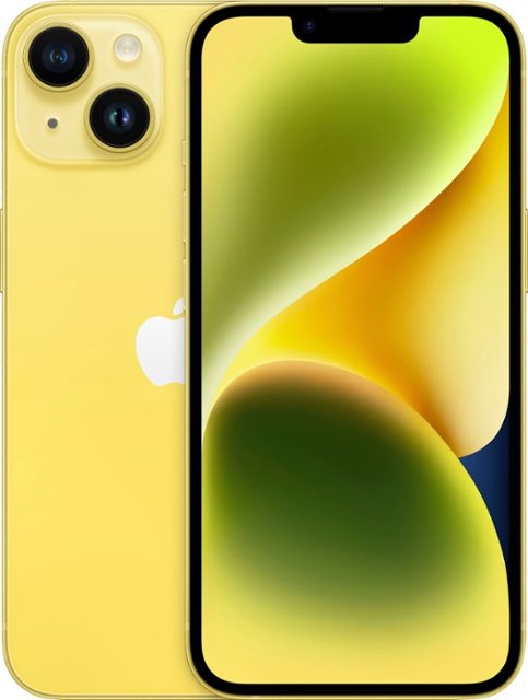 Apple - iPhone 14 128GB - Yellow (Verizon)-128 GB-Yellow
